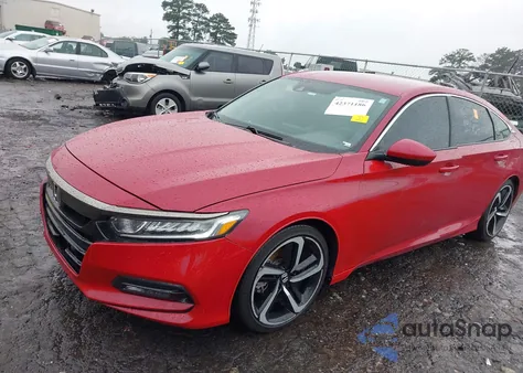 2018 Honda Accord Sport из США, поврежденный, VIN 1HGCV1F39JA016569